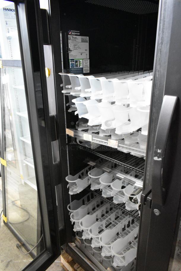 LIKE NEW! 2023 True STG2RPTVLD-2G-2S-HC Metal Commercial 2 Door Reach In Cooler Merchandiser. 115 Volts, 1 Phase. Tested and Working! - Image 4 of 6