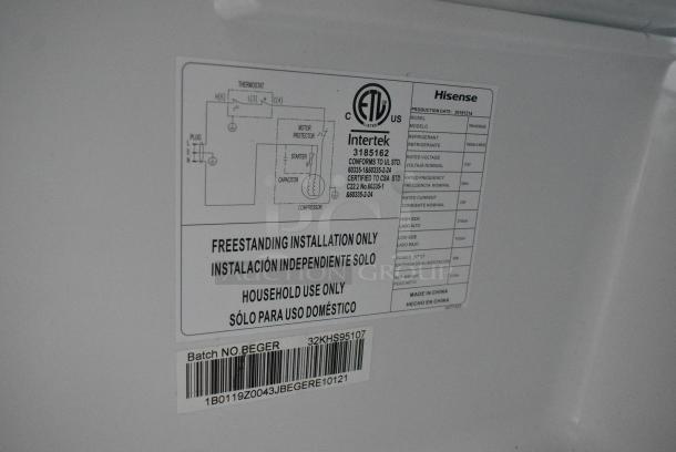 Hisense RR44D6ASE Mini Cooler. 115 Volts, 1 Phase. Tested and Working! - Image 6 of 6