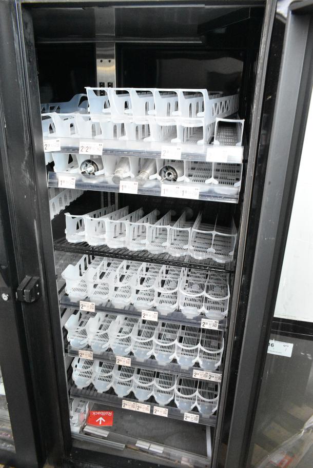 LIKE NEW! 2023 True STG2RPTVLD-2G-2S-HC Metal Commercial 2 Door Reach In Cooler Merchandiser. 115 Volts, 1 Phase. Tested and Working! - Image 5 of 8