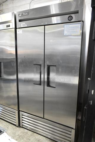 2016 True T-35 Stainless Steel Commercial 2 Door Reach In Cooler. 115 Volts, 1 Phase. Tested and Working!