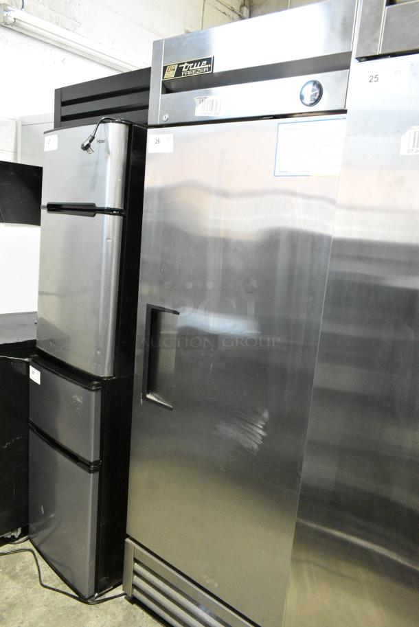 2016 True T-19F Stainless Steel Commercial Single Door Reach In Freezer. 115 Volts, 1 Phase. Tested and Does Not Power On - Image 1 of 6