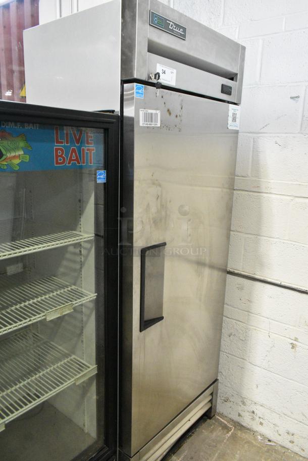 2022 True T-49F-HC Stainless Steel Commercial Single Door Reach In Freezer. 115 Volts, 1 Phase. Tested and Working! - Image 1 of 4