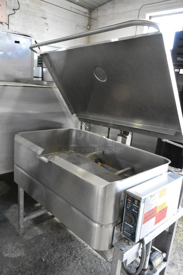 Groen NHFP/E-4 Stainless Steel Commercial Floor Style Natural Gas Powered Braising Pan. 144,000 BTU. - Image 5 of 12