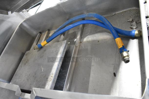 Groen NHFP/E-4 Stainless Steel Commercial Floor Style Natural Gas Powered Braising Pan. 144,000 BTU. - Image 6 of 12
