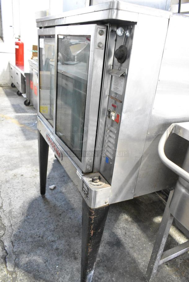 Blodgett EZE-1 Stainless Steel Commercial Electric Powered Full Size Convection Oven w/ View Through Doors, Metal Oven Racks and Metal Legs. 460-480 Volts, 3 Phase. - Image 3 of 6