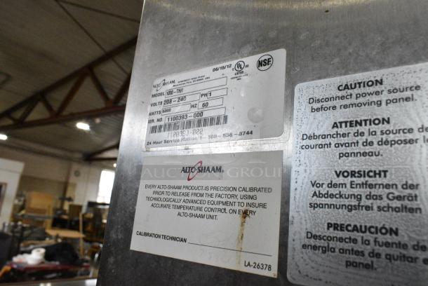 Alto Shaam 1000-TH/I Stainless Steel Commercial Halo Heat Slo Cook & Hold Oven on Commercial Casters. 208-240 Volts, 1 Phase. - Image 8 of 8