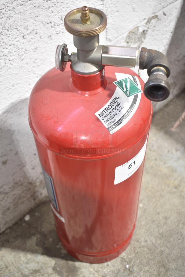 Nitrogen Tank. Buyer Must Pick Up - We Will Not Ship This Item. - Image 2 of 5