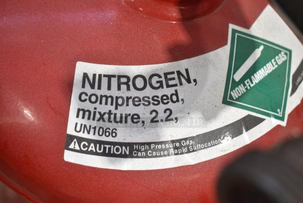 Nitrogen Tank. Buyer Must Pick Up - We Will Not Ship This Item. - Image 4 of 5