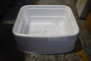 3 White Poly Ice Bin. 3 Times Your Bid!