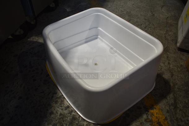3 White Poly Ice Bin. 3 Times Your Bid! - Image 3 of 6