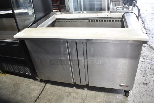 Fagor FMT-45-18 Stainless Steel Commercial Prep Table on Commercial Casters. 115 Volts, 1 Phase. Tested and Working! - Image 2 of 10