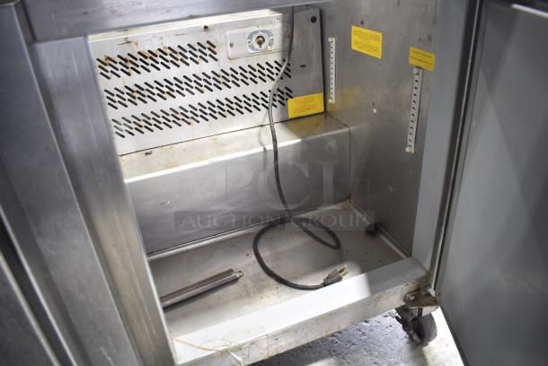 Fagor FMT-45-18 Stainless Steel Commercial Prep Table on Commercial Casters. 115 Volts, 1 Phase. Tested and Working! - Image 6 of 10