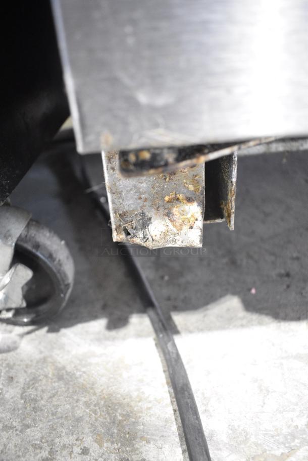 Fagor FMT-45-18 Stainless Steel Commercial Prep Table on Commercial Casters. 115 Volts, 1 Phase. Tested and Working! - Image 8 of 10