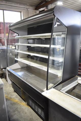 Federal RSSM678SC Metal Commercial Reach In Open Grab N Go Merchandiser on Commercial Casters. 120/208-240 Volts, 1 Phase.