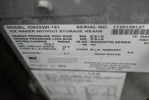 Manitowoc ID0323W-161 Stainless Steel Commercial Ice Machine Head. 115 Volts, 1 Phase. - Image 6 of 6