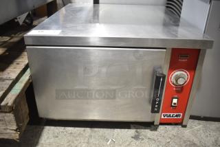 Vulcan VSXS Stainless Steel Commercial Electric Powered Single Deck Steam Cabinet. 208 Volts.
