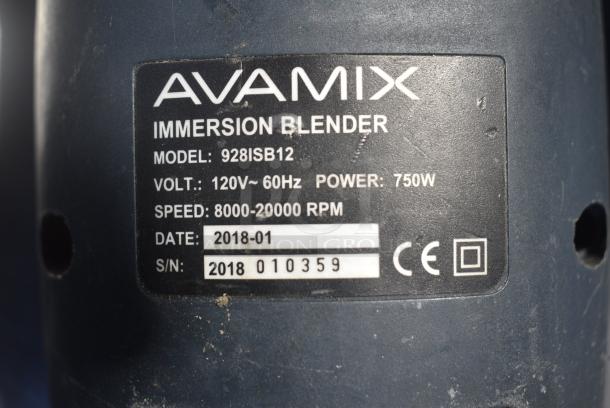 2018 AvaMix 928ISB12 Immersion Blender. 120 Volts, 1 Phase. Tested and Working! - Image 6 of 7