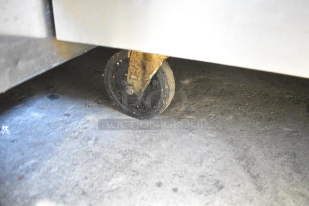 Southbend Stainless Steel Commercial Natural Gas Powered Flat Top Griddle w/ Convection Oven on Commercial Casters. - Image 7 of 8