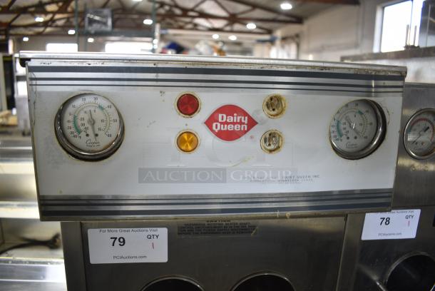 Duke 857P-332 Stainless Steel Commercial Floor Style 2 Flavor w/ Twist Soft Serve Ice Cream Machine on Commercial Casters. 208/230 Volts. - Image 3 of 8