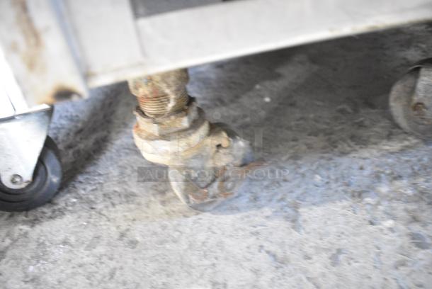 Duke 857P-332 Stainless Steel Commercial Floor Style 2 Flavor w/ Twist Soft Serve Ice Cream Machine on Commercial Casters. 208/230 Volts. - Image 6 of 8