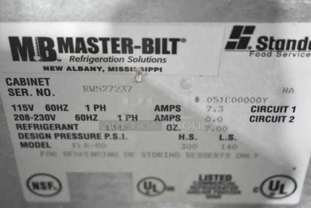 Master Bilt FLR-60 Chest Freezer w/ Topping Rail on Commercial Casters. 115/208-230 Volts, 1 Phase. - Image 10 of 11