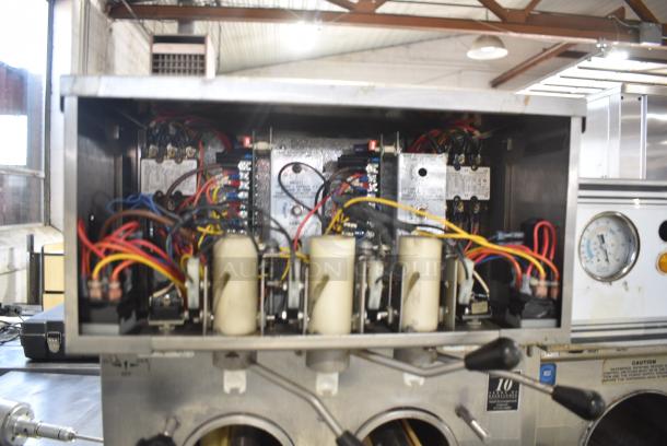 Stoelting 237R-109G Stainless Steel Commercial Floor Style 2 Flavor w/ Twist Soft Serve Ice Cream Machine on Commercial Casters. 208/230 Volts, 3 Phase. - Image 3 of 10