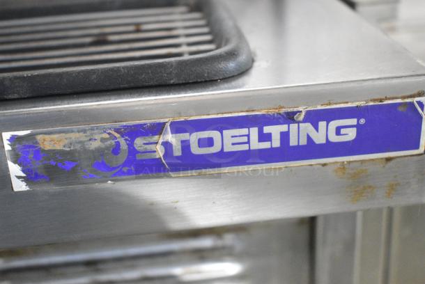 Stoelting 237R-109G Stainless Steel Commercial Floor Style 2 Flavor w/ Twist Soft Serve Ice Cream Machine on Commercial Casters. 208/230 Volts, 3 Phase. - Image 5 of 10