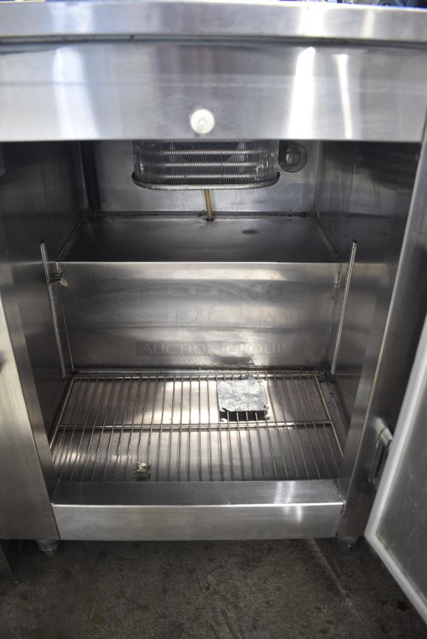 Leader LB27 Stainless Steel Commercial Undercounter Single Door Cooler. 115 Volts, 1 Phase. Tested and Powers On But Does Not Get Cold - Image 4 of 7
