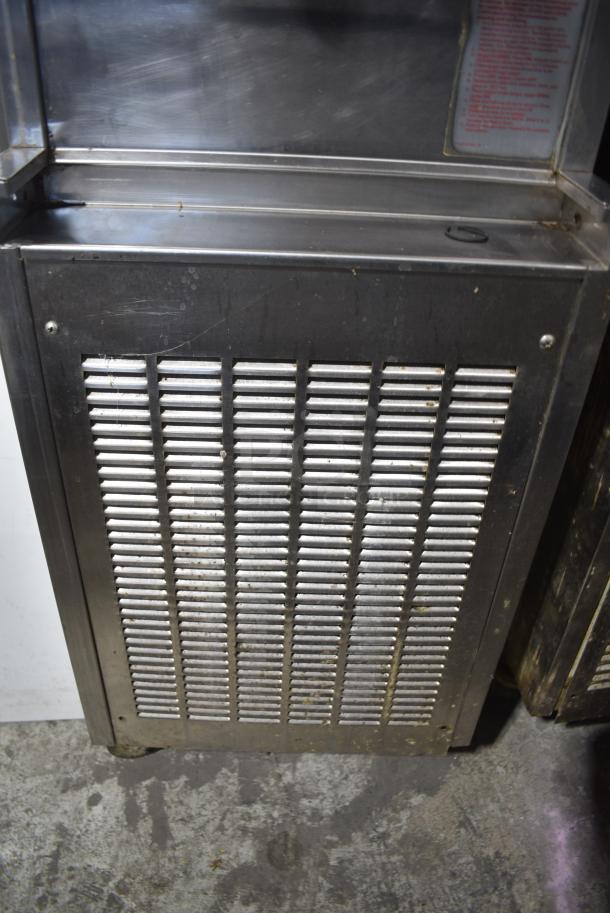 Duke 957R-132C Stainless Steel Commercial Floor Style 2 Flavor w/ Twist Soft Serve Ice Cream Machine on Commercial Casters. 208/230 Volts, 3 Phase. - Image 6 of 9