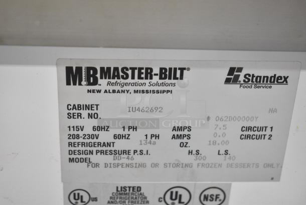 Master-Bilt DD-46 Metal Commercial Ice Cream Dipping Cabinet. 115/208-230 Volts, 1 Phase. Tested and Working! - Image 6 of 8