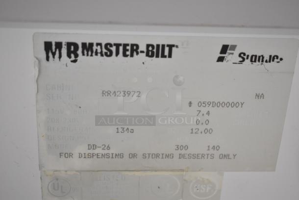 Master-Bilt DD-26 Metal Commercial Ice Cream Dipping Cabinet. 115/208-230 Volts, 1 Phase. Tested and Working! - Image 7 of 9
