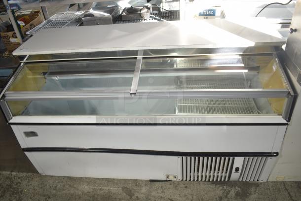 Master-Bilt GT-60 Metal Commercial Chest Freezer Merchandiser w/ Sliding Lids. 115/208-230 Volts, 1 Phase. Tested and Powers On But Does Not Get Cold - Image 1 of 8