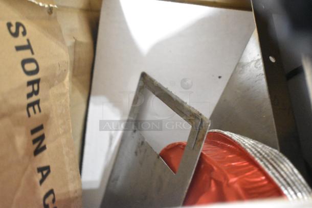 ALL ONE MONEY! Lot of Various Parts to Ice Cream Machine Including Drip Tray - Image 8 of 8