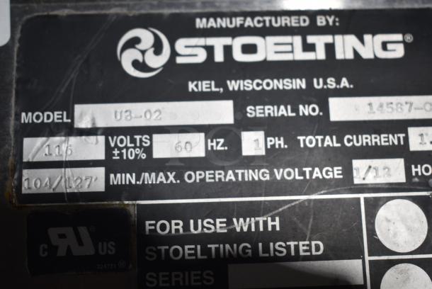 Stoelting U8-02 Stainless Steel Ice Cream Machine Remote Mix Pump. 115 Volts, 1 Phase. - Image 5 of 6