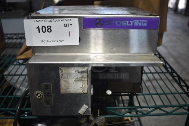 Stoelting U3-02A Stainless Steel Ice Cream Machine Remote Mix Pump. 115 Volts, 1 Phase. - Image 1 of 7