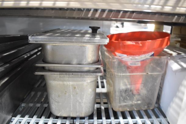 ALL ONE MONEY! Tier Lot of Various Items Including Stainless Steel Drop In Bins, Metal Baking Pans - Image 4 of 5