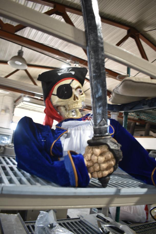 ALL ONE MONEY! Tier Lot of Various Items Including Skeleton Pirate, Spider and Pumpkin Witch - Image 5 of 6