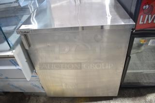 Delfield 406P-BK2 Stainless Steel Commercial Single Door Undercounter Cooler. 115 Volts, 1 Phase. Tested and Working!