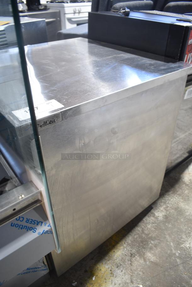 Delfield 406P-BK2 Stainless Steel Commercial Single Door Undercounter Cooler. 115 Volts, 1 Phase. Tested and Working! - Image 2 of 8