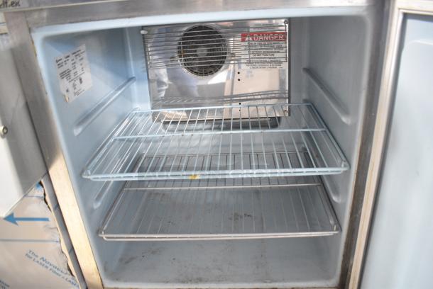 Delfield 406P-BK2 Stainless Steel Commercial Single Door Undercounter Cooler. 115 Volts, 1 Phase. Tested and Working! - Image 5 of 8