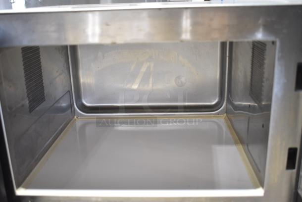 BRAND NEW SCRATCH AND DENT! Panasonic NE-1064F Stainless Steel Commercial Countertop Microwave Oven 120 Volts, 1 Phase. - Image 5 of 7