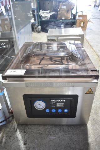 BRAND NEW SCRATCH AND DENT! VacPak-It 186VMC16 Stainless Steel Commercial Countertop Vacuum Sealer. 110-120 Volts, 1 Phase. Tested and Working!