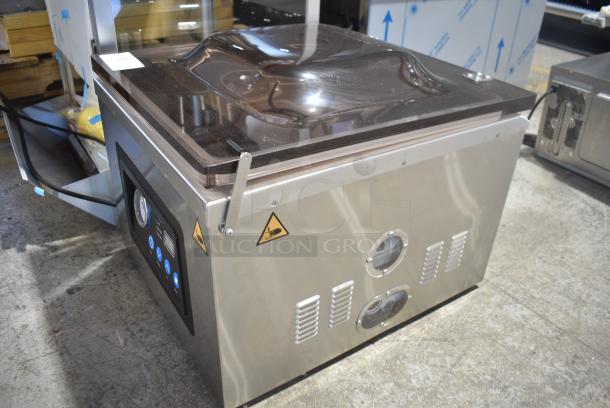 BRAND NEW SCRATCH AND DENT! VacPak-It 186VMC16 Stainless Steel Commercial Countertop Vacuum Sealer. 110-120 Volts, 1 Phase. Tested and Working! - Image 3 of 7