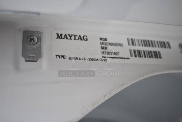 Maytag MGDX655DW2 Metal Front Load Dryer. - Image 6 of 7