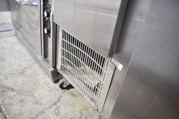 Leader LM36 S/C Stainless Steel Commercial Prep Table on Commercial Casters. 115 Volts, 1 Phase. Tested and Powers On But Does Not Get Cold - Image 5 of 10