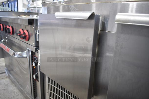 Leader LM36 S/C Stainless Steel Commercial Prep Table on Commercial Casters. 115 Volts, 1 Phase. Tested and Powers On But Does Not Get Cold - Image 6 of 10