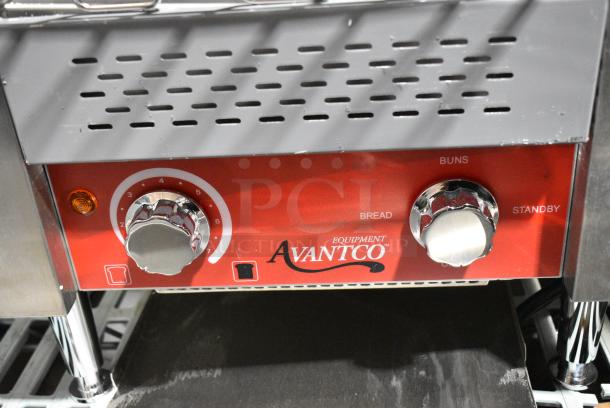 BRAND NEW SCRATCH AND DENT! Avantco 184T140 T140 Commercial 10" Wide Conveyor Toaster with 3" Opening. 300 Slices per Hour. 120 Volts, 1 Phase. Cannot Test Due To Plug Style - Image 3 of 8