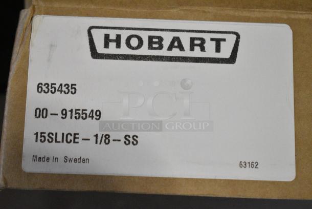 BRAND NEW SCRATCH AND DENT! Hobart 15SLICE-1/8-SS 1/8" Stainless Steel Slicing Plate 42515SLICE18 - Image 5 of 6