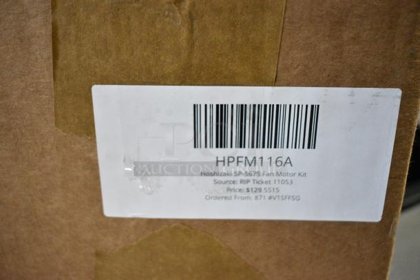 BRAND NEW SCRATCH AND DENT! Hoshizaki SP-5675 Fan Motor Kit HPFM116A - Image 8 of 8