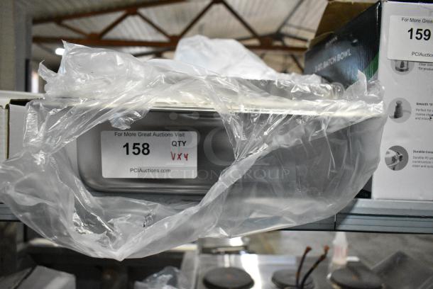 4 BRAND NEW SCRATCH AND DENT! Items Including Chafer Frame and Stainless Steel Drop In Bins.  4 Times Your Bid! - Image 2 of 4